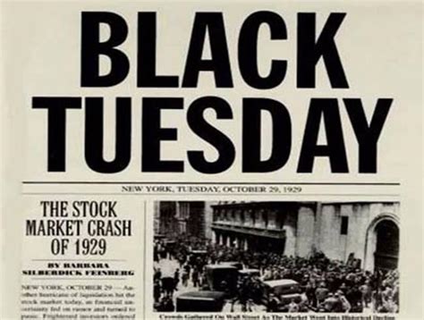 -Black Tuesday and Thursday over 40 billion lost. . Black tuesday apush